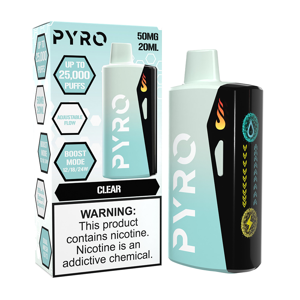 Pyro Boost Disposable 25000 Puffs 20mL 50mg | MOQ 5