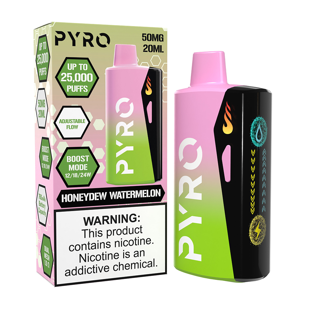 Pyro Boost Disposable 25000 Puffs 20mL 50mg | MOQ 5