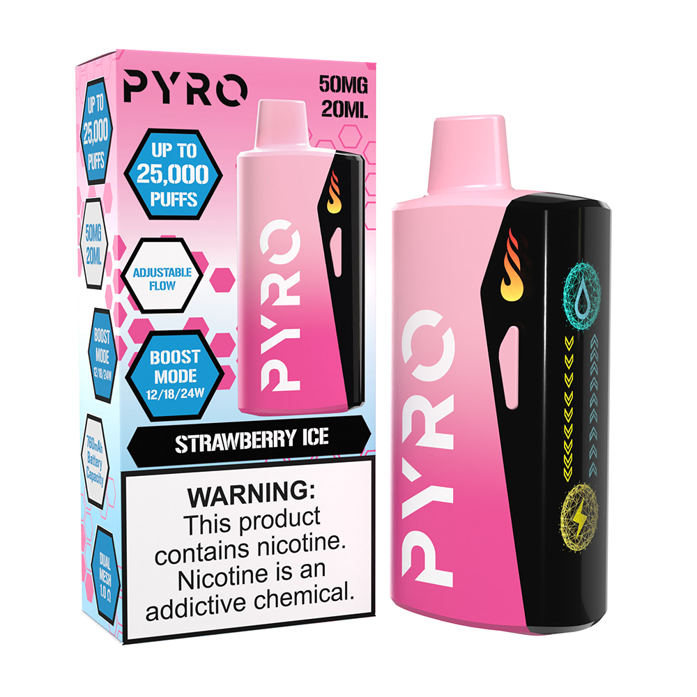 Pyro Boost Disposable 25000 Puffs 20mL 50mg | MOQ 5