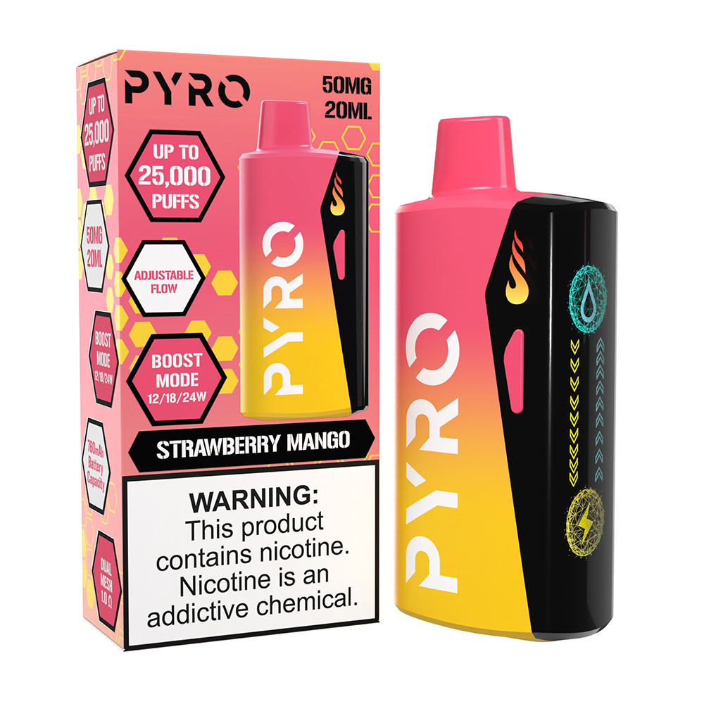 Pyro Boost Disposable 25000 Puffs 20mL 50mg | MOQ 5