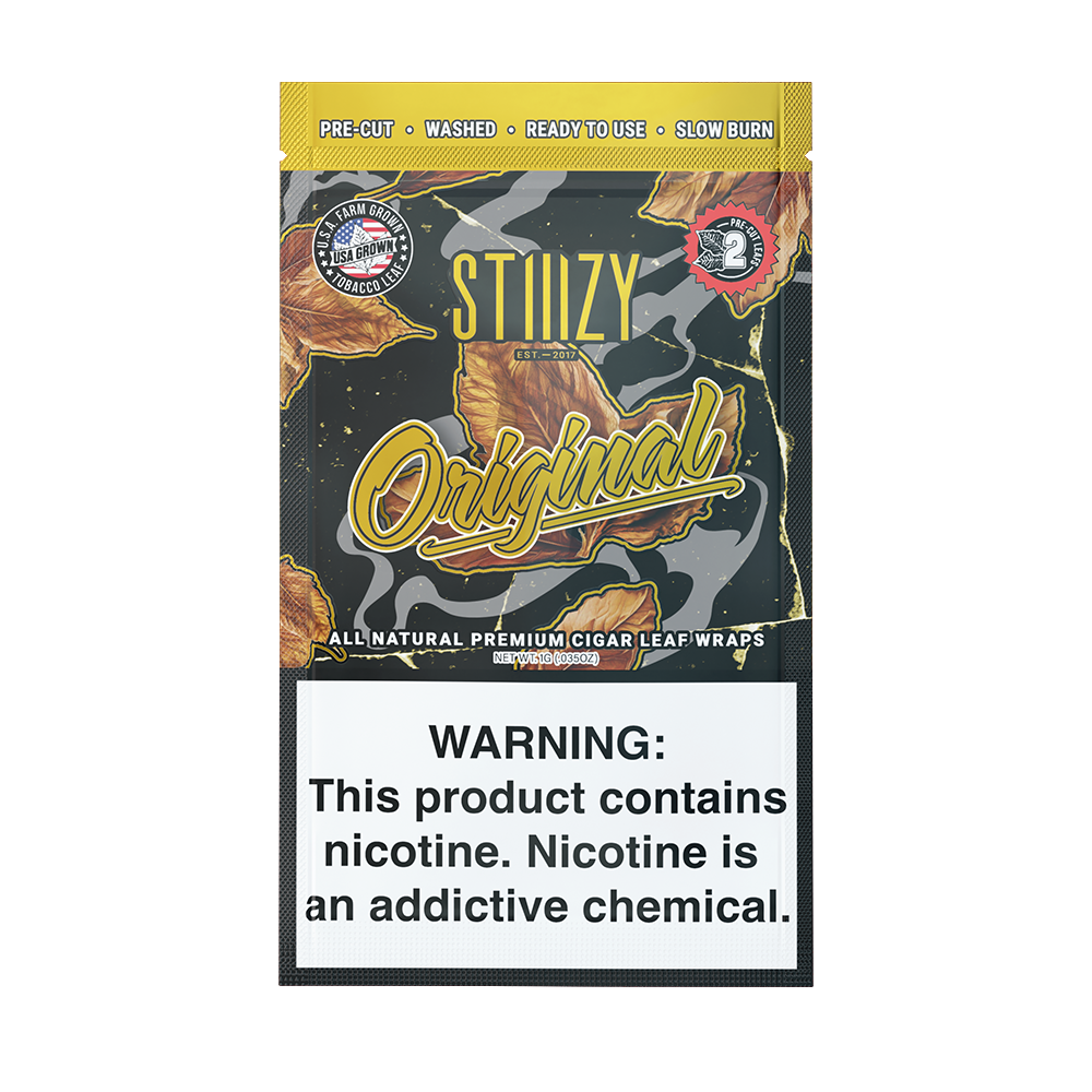 STIIIZY Premium Wraps 2-Pack (20ct Counter Display)- Original