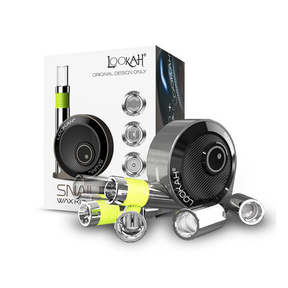 Lookah Snail 2.0 Kit (510 Battery Mod + 510 Wax Carts)-Gray