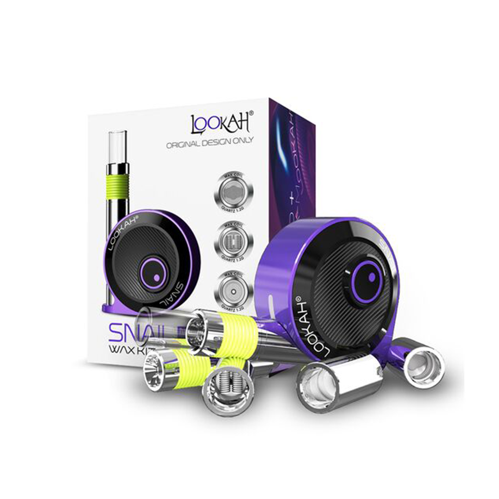 Lookah Snail 2.0 Kit (510 Battery Mod + 510 Wax Carts)-Purple