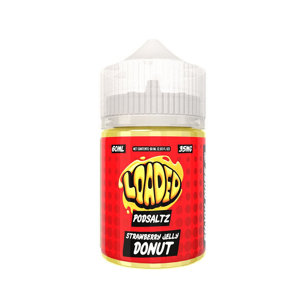 LOADED Salt Series E-Liquid 60mL (Salt Nic)- Strawberry Donut