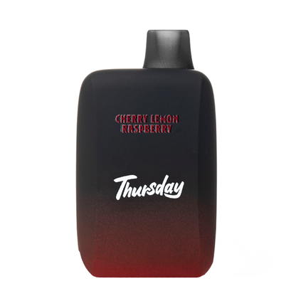 Thursday Disposable | 30000 Puffs | 22mL | 50mg | MOQ 5 | Cherry Lemon Raspberry