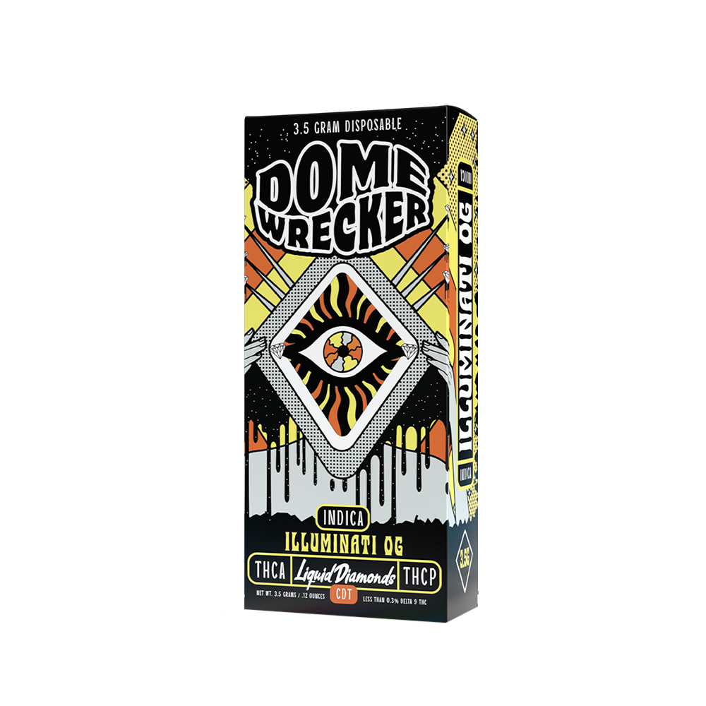 Domewrecker Liquid Diamonds Disposable (3.5g) - Illuminati OG