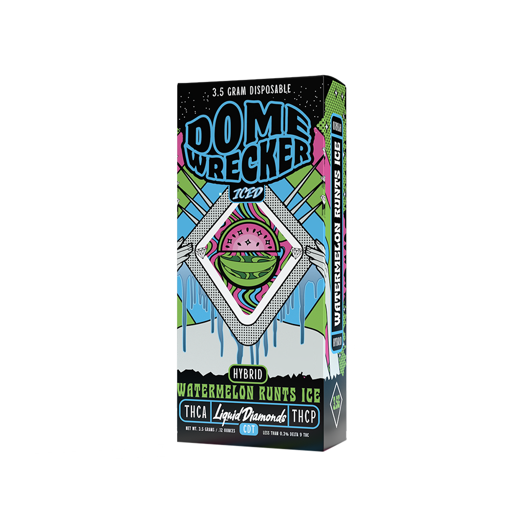 Domewrecker Liquid Diamonds Disposable (3.5g) - Watermelon Runts Ice