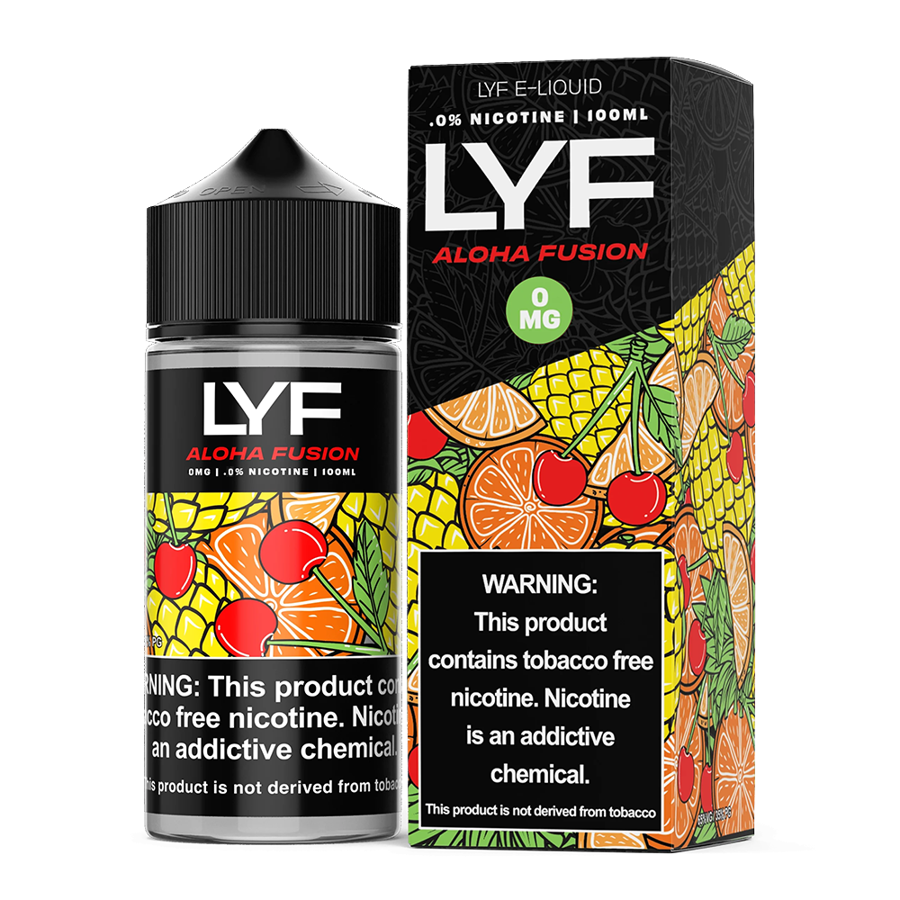 LYF Series E-Liquid 100mL (Freebase)-Aloha Fusion