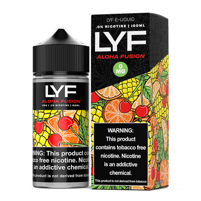 LYF Series E-Liquid 100mL (Freebase)-Aloha Fusion