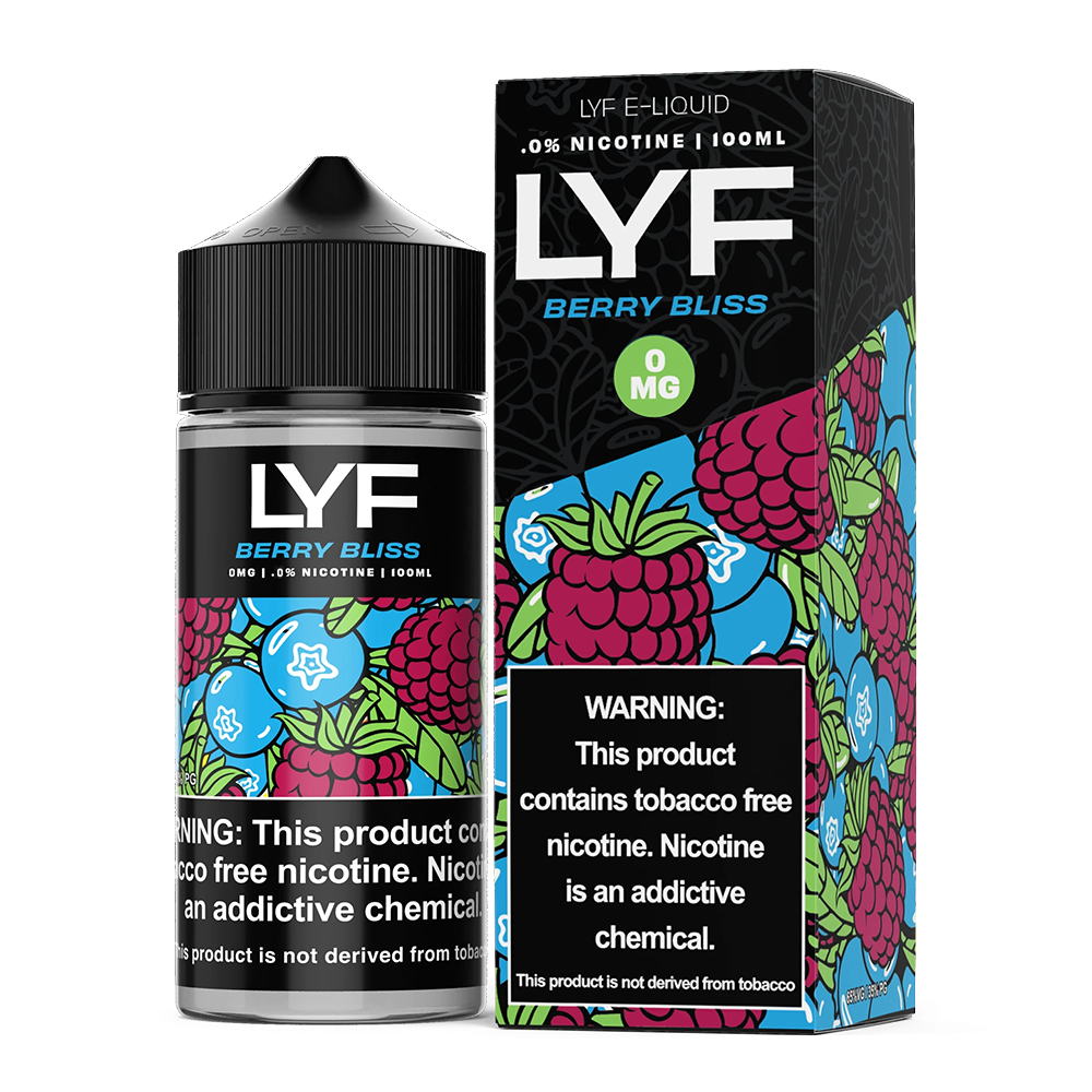 LYF Series E-Liquid 100mL (Freebase)- Berry Bliss