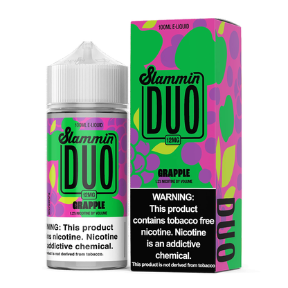 Slammin Duo Series E-Liquid 100mL (Freebase)- Grapple with packaging