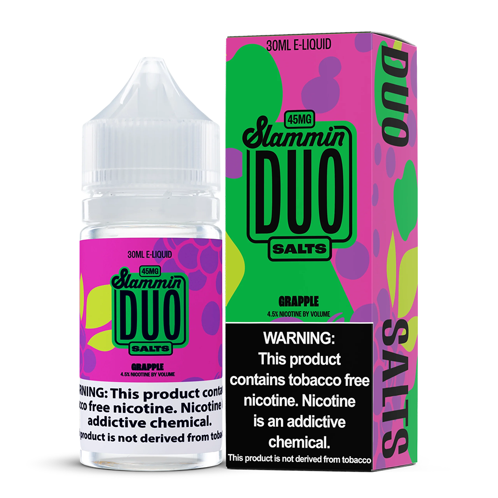 Slammin Duo Series E-Liquid 30mL (Salt Nic)- Grapple
