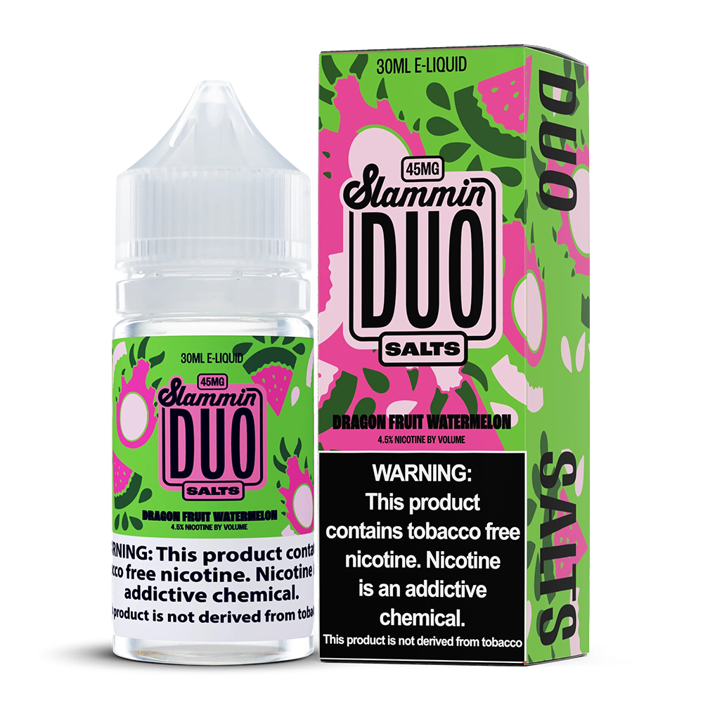 Slammin Duo Series E-Liquid 30mL (Salt Nic) -Dragonfruit Watermelon
