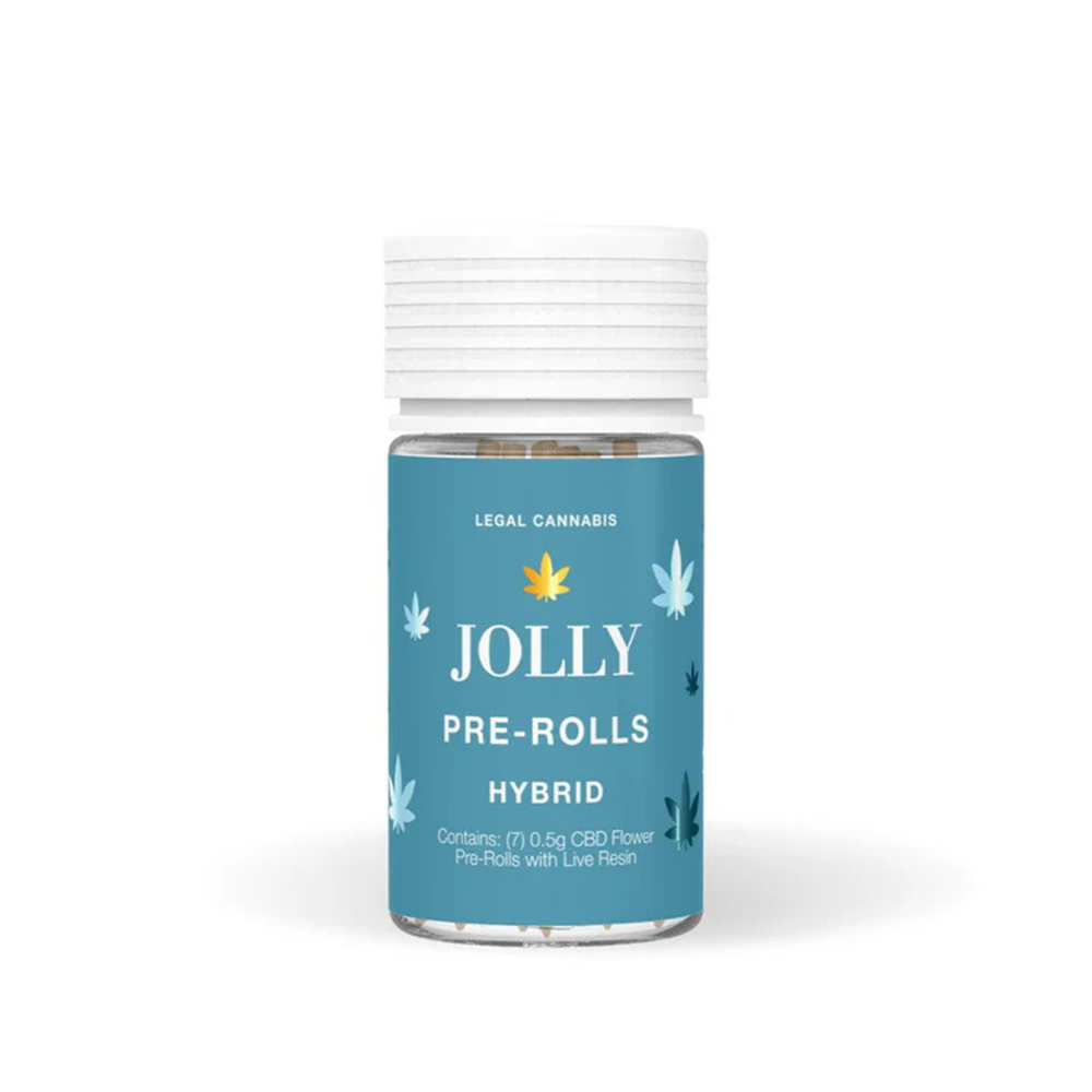 Jolly CBD Live Resin Pre Rolls (3500mg 7ct Jar) - Hybrid