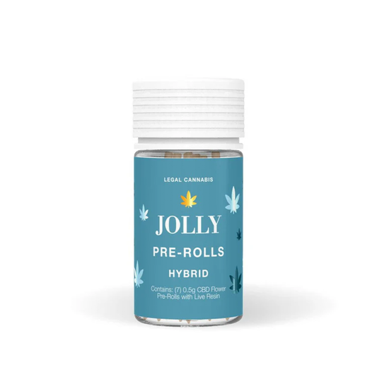 Jolly CBD Live Resin Pre Rolls (3500mg 7ct Jar) - Hybrid