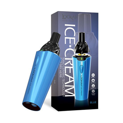 Lookah Icecream Dry Herb Vaporizer - Blue