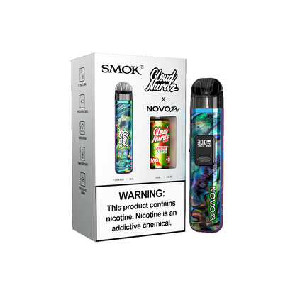Collab Bundle – SMOK Novo Pro Device + Daddy’s Vapor 10mL Juice - Cherry Apple with packaging