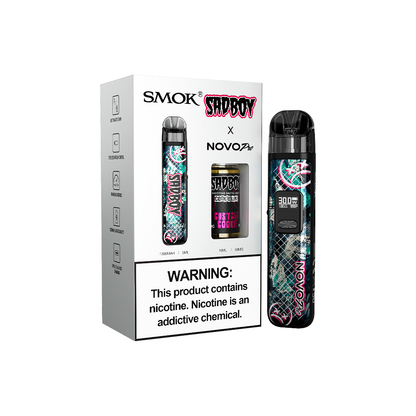 Collab Bundle – SMOK Novo Pro Device + Daddy’s Vapor 10mL Juice - Custard Cookie with packaigng