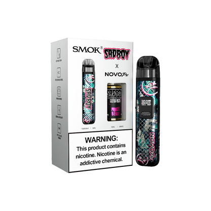 Collab Bundle – SMOK Novo Pro Device + Daddy’s Vapor 10mL Juice - Punch Berry with packaging