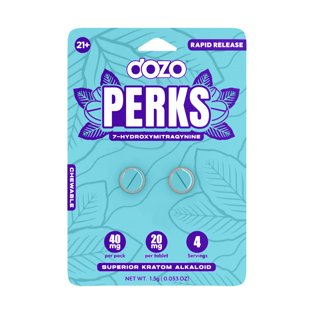 Dozo Perks 7 Hydroxymitragynine Tablets (2-Pack) - Chill Berry