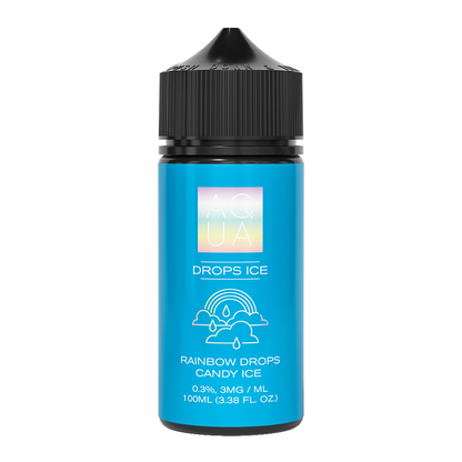 Aqua Series E-Liquid 100mL (Freebase) - Drops Menthol