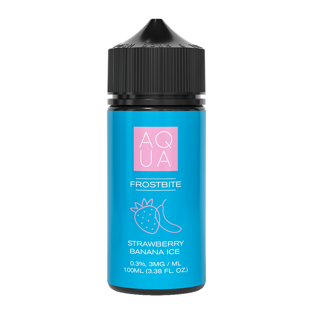 Aqua Series E-Liquid 100mL (Freebase)- Frostbite Menthol