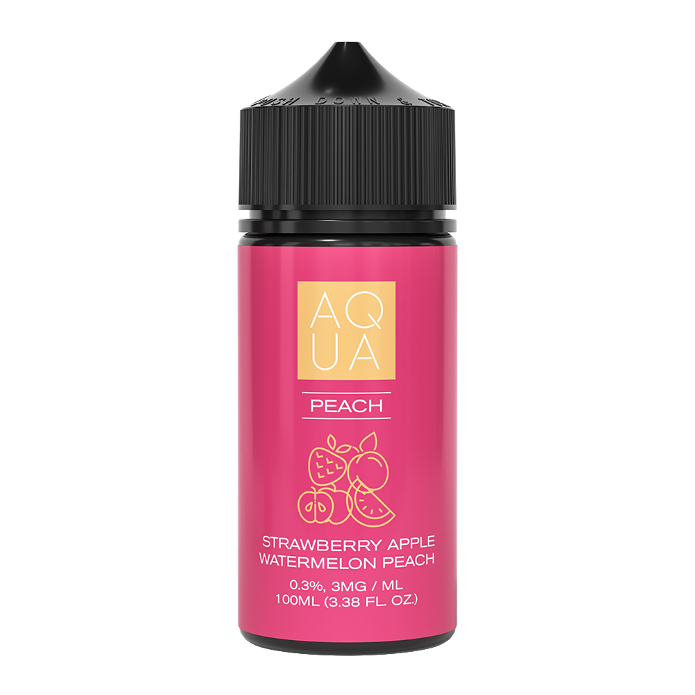 Aqua Series E-Liquid 100mL (Freebase) - Pure Peach