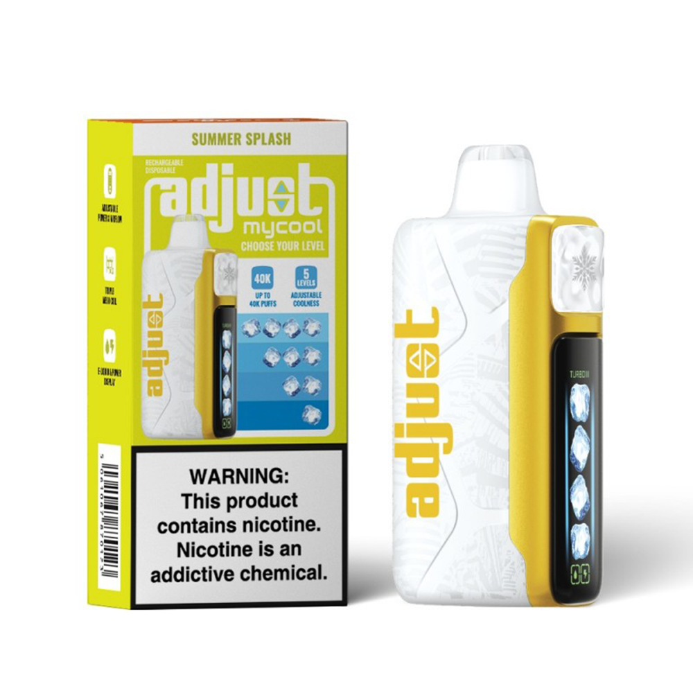 Adjust MyCool Disposable | 40000 Puff | 20mL | 50mg | MOQ 5 | Summer Splash with packaging
