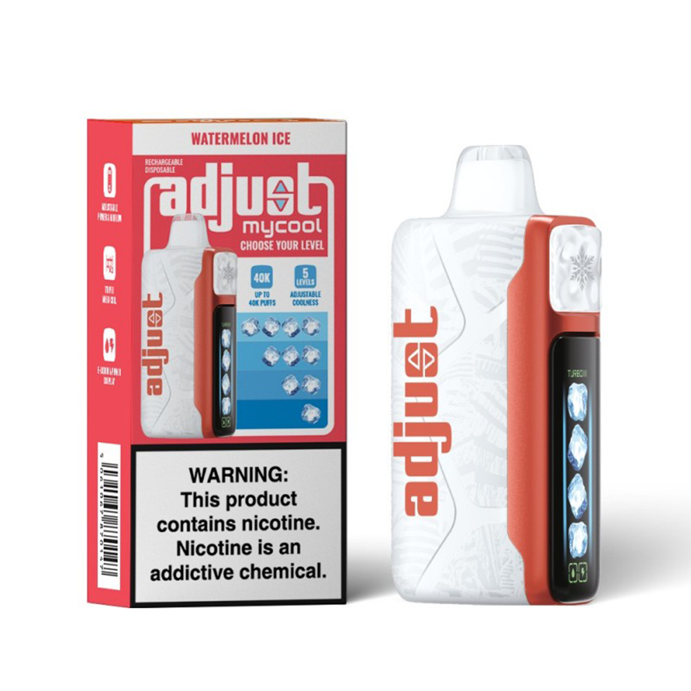 Adjust MyCool Disposable | 40000 Puff | 20mL | 50mg | MOQ 5 | Watermelon Ice with packaging