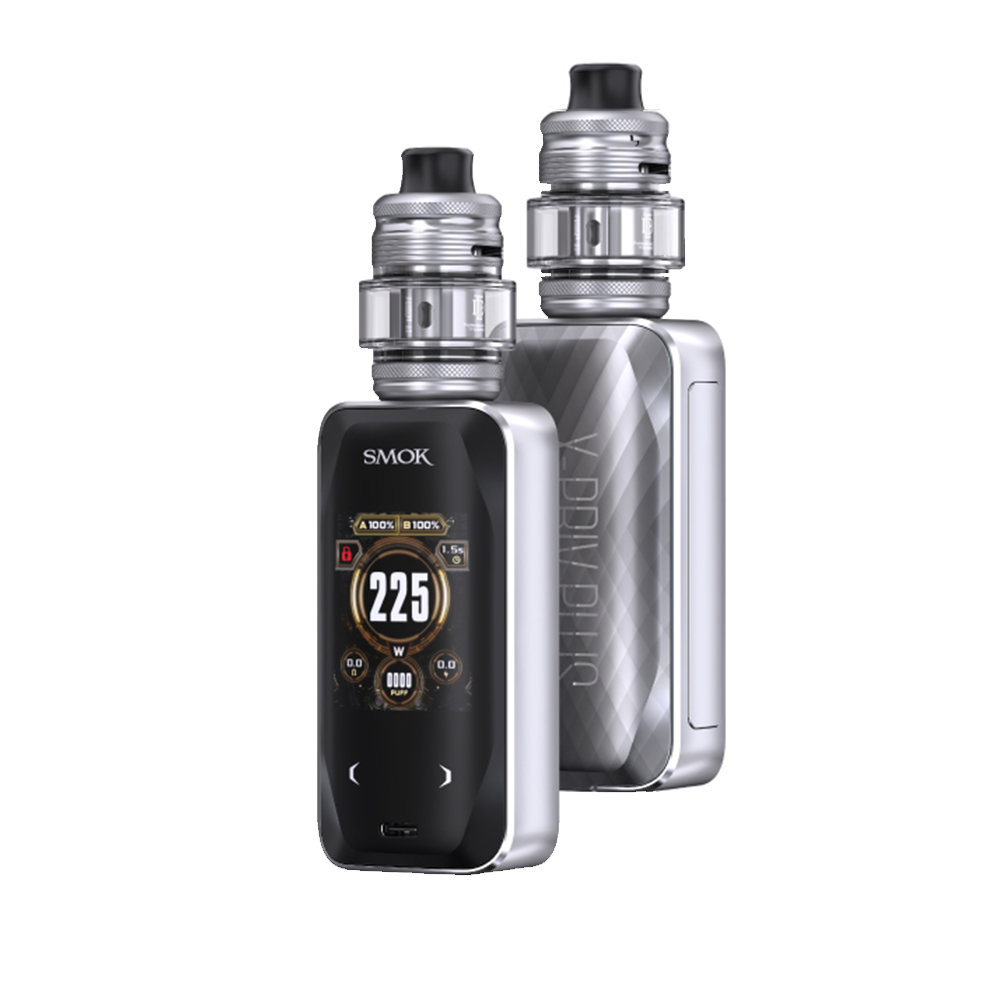 SMOK X-Priv Plus 225W Box Mod Starter Kit - Silver Lines