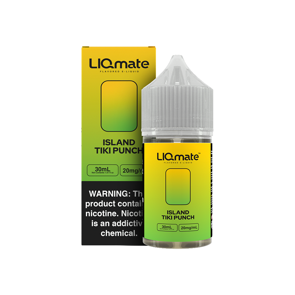 7Daze Liqmate Salt Series E-Liquid 30mL (Salt Nic) - Island Tiki Punch with packaging