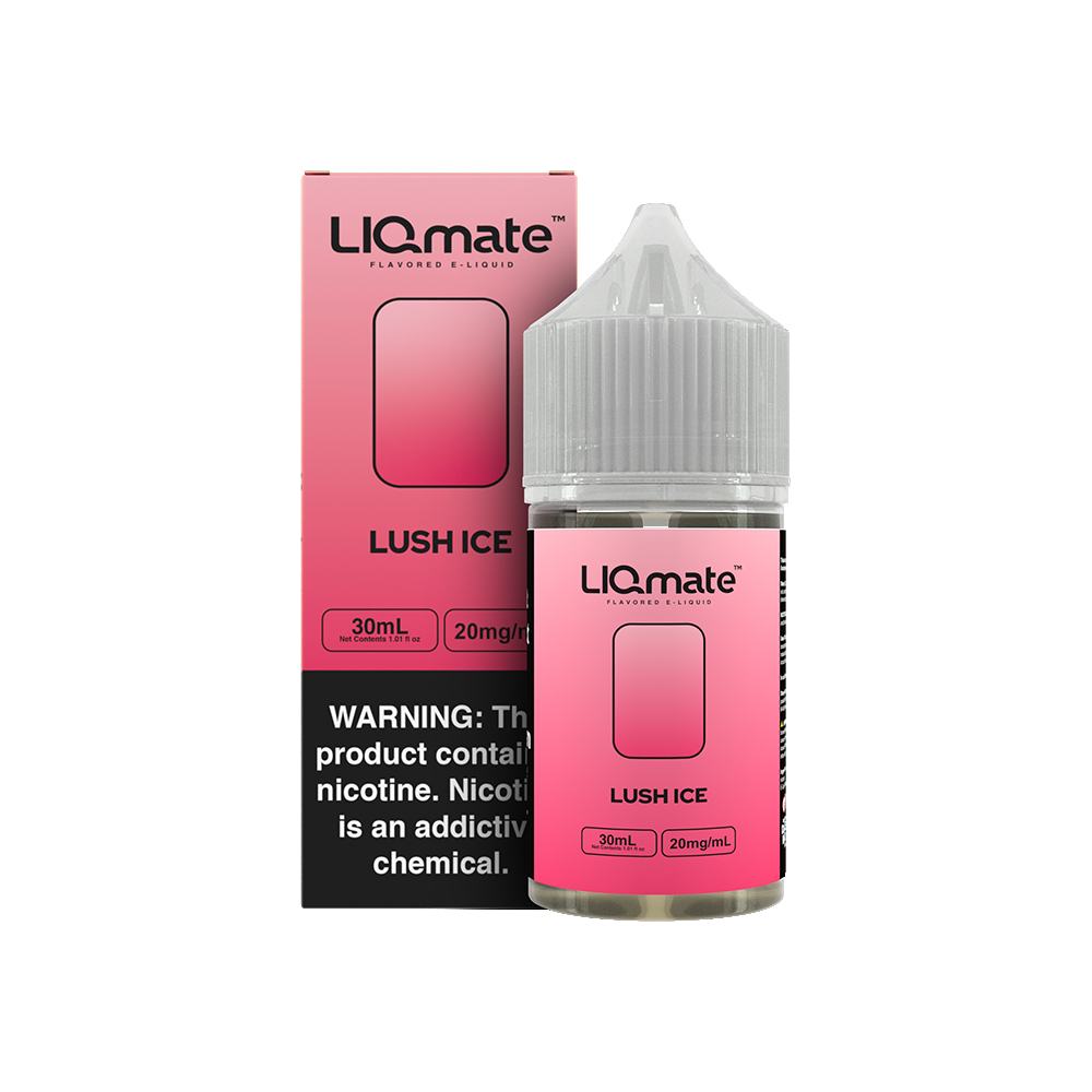 7Daze Liqmate Salt Series E-Liquid 30mL (Salt Nic) - Lush Ice with packaging