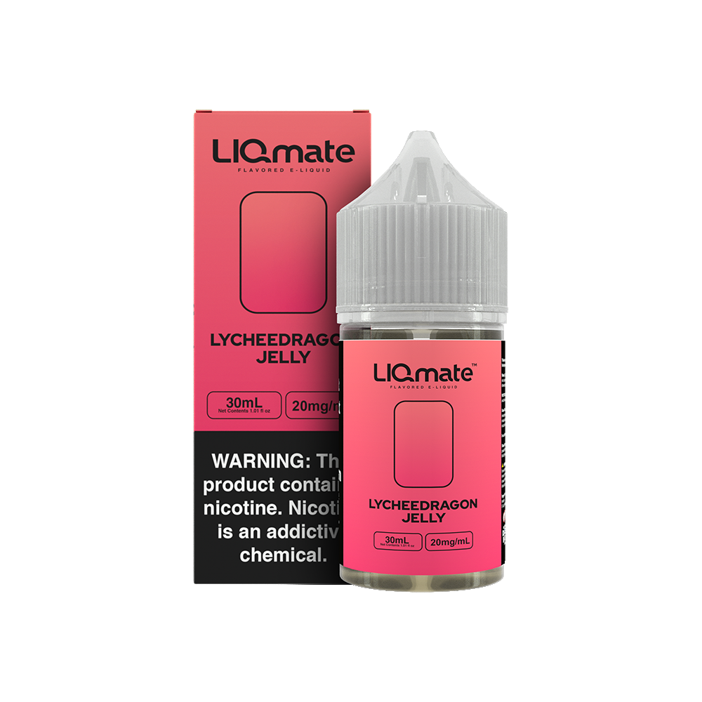 7Daze Liqmate Salt Series E-Liquid 30mL (Salt Nic) - Lychee Dragon Jelly with packaging