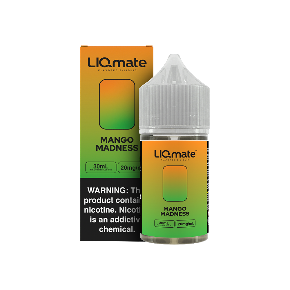 7Daze Liqmate Salt Series E-Liquid 30mL (Salt Nic) - Mango Madness with packaging