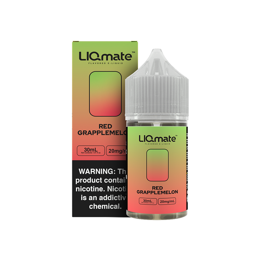 7Daze Liqmate Salt Series E-Liquid 30mL (Salt Nic) - Red Grapplemelon with packaging