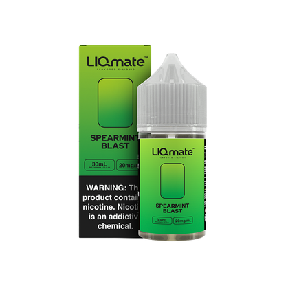 7Daze Liqmate Salt Series E-Liquid 30mL (Salt Nic) - Spearmint Blast with packaging