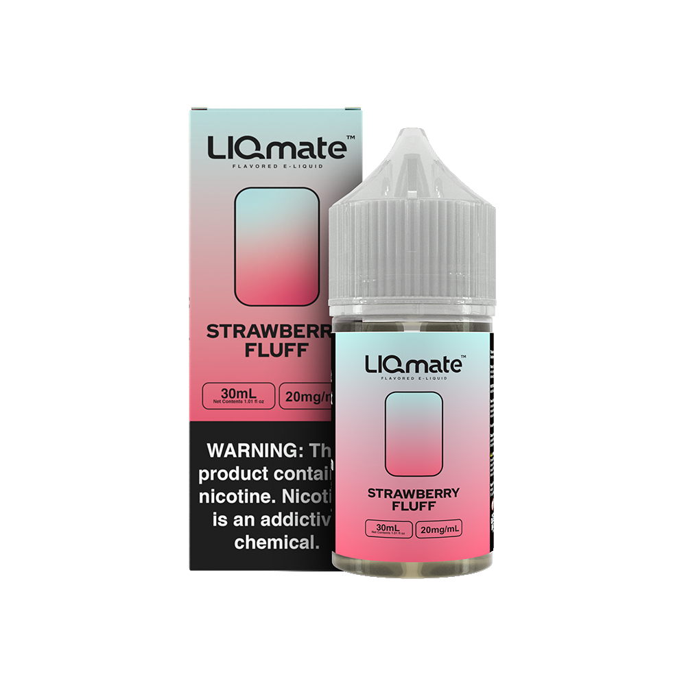 7Daze Liqmate Salt Series E-Liquid 30mL (Salt Nic) - Strawberry Fluff with packaging