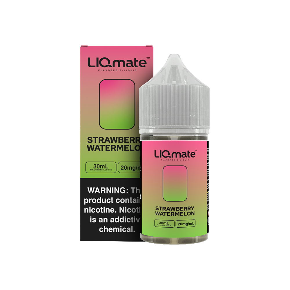 7Daze Liqmate Salt Series E-Liquid 30mL (Salt Nic) - Strawberry Watermelon with packaging