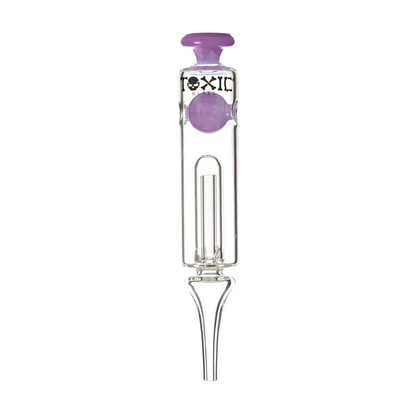 MKGlass TXNC32 Toxic Sphere Glass Nectar Collector - Slime Purple