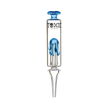MKGlass TXNC30 Toxic Drip Glass Nectar Collector - Blue