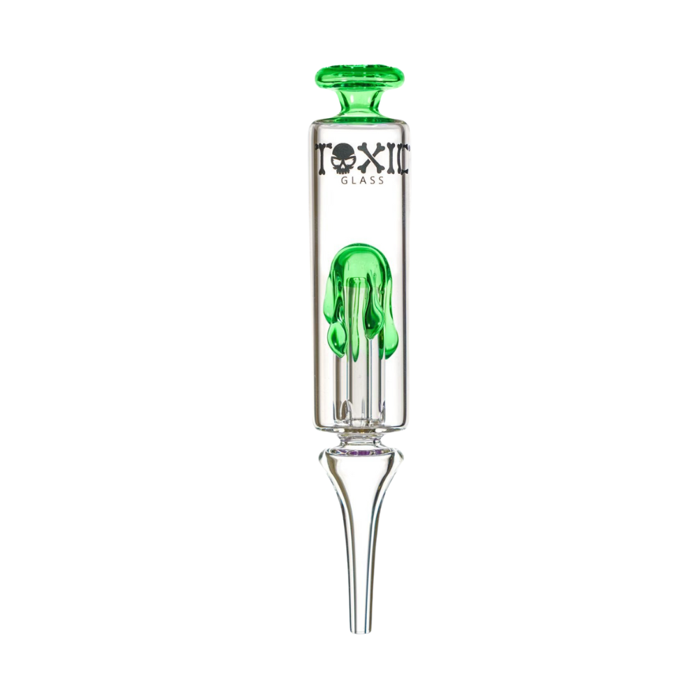 MKGlass TXNC30 Toxic Drip Glass Nectar Collector - Lime