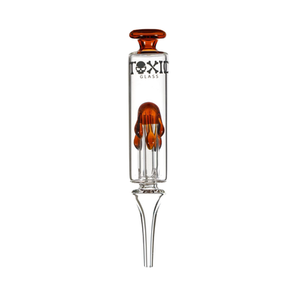 MKGlass TXNC30 Toxic Drip Glass Nectar Collector - Amber