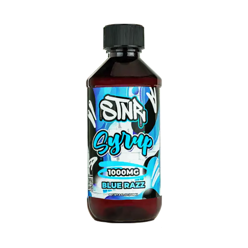 STNR D8 + D9 Syrup (1000mg 8oz) - Blue Razz