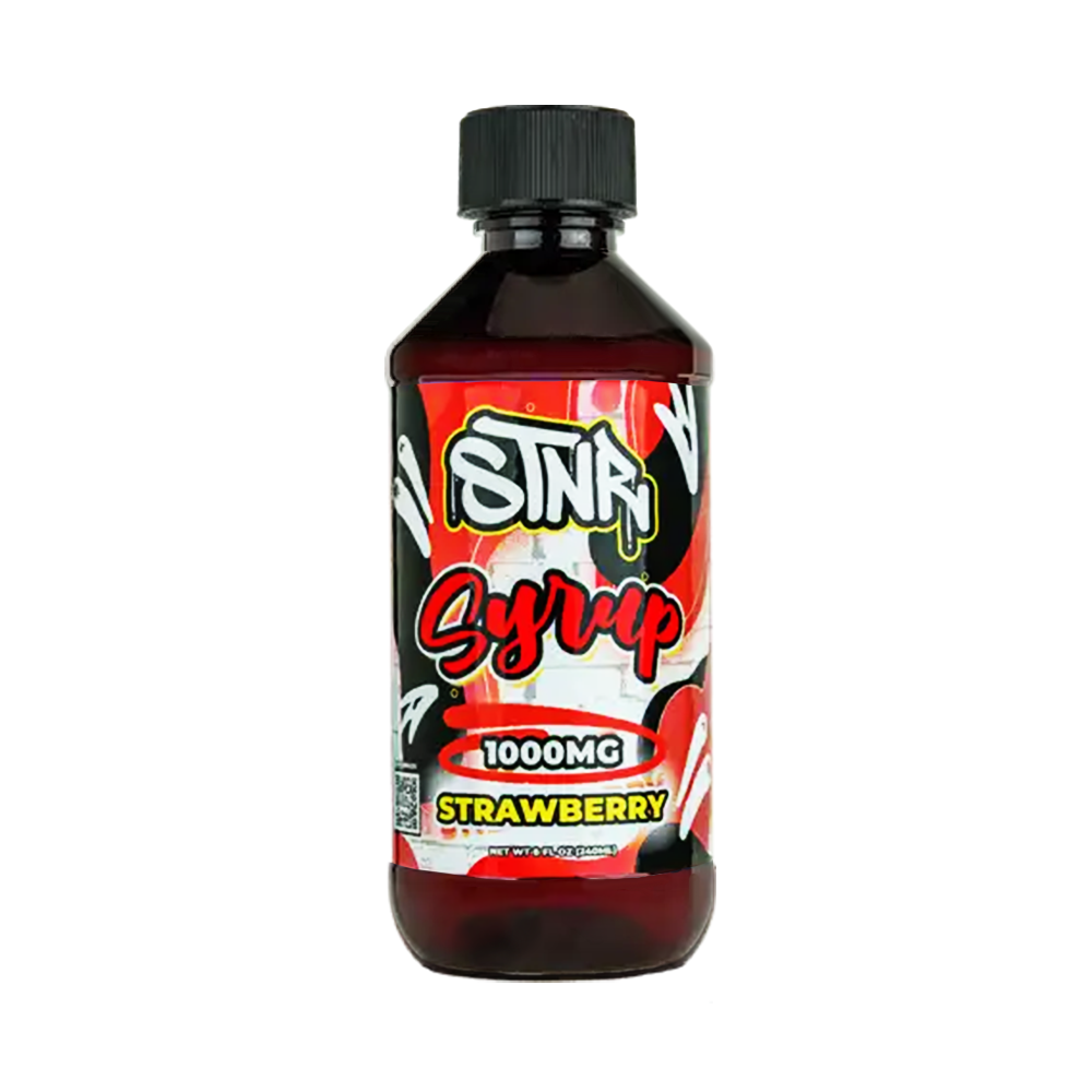 STNR D8 + D9 Syrup (1000mg 8oz) - Strawberry