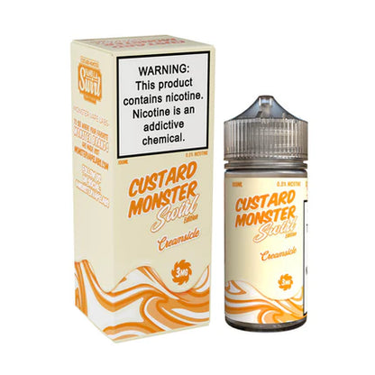 Jam Monster Series E-Liquid 100mL - Freebase - Custard Swirl - Creamsicle