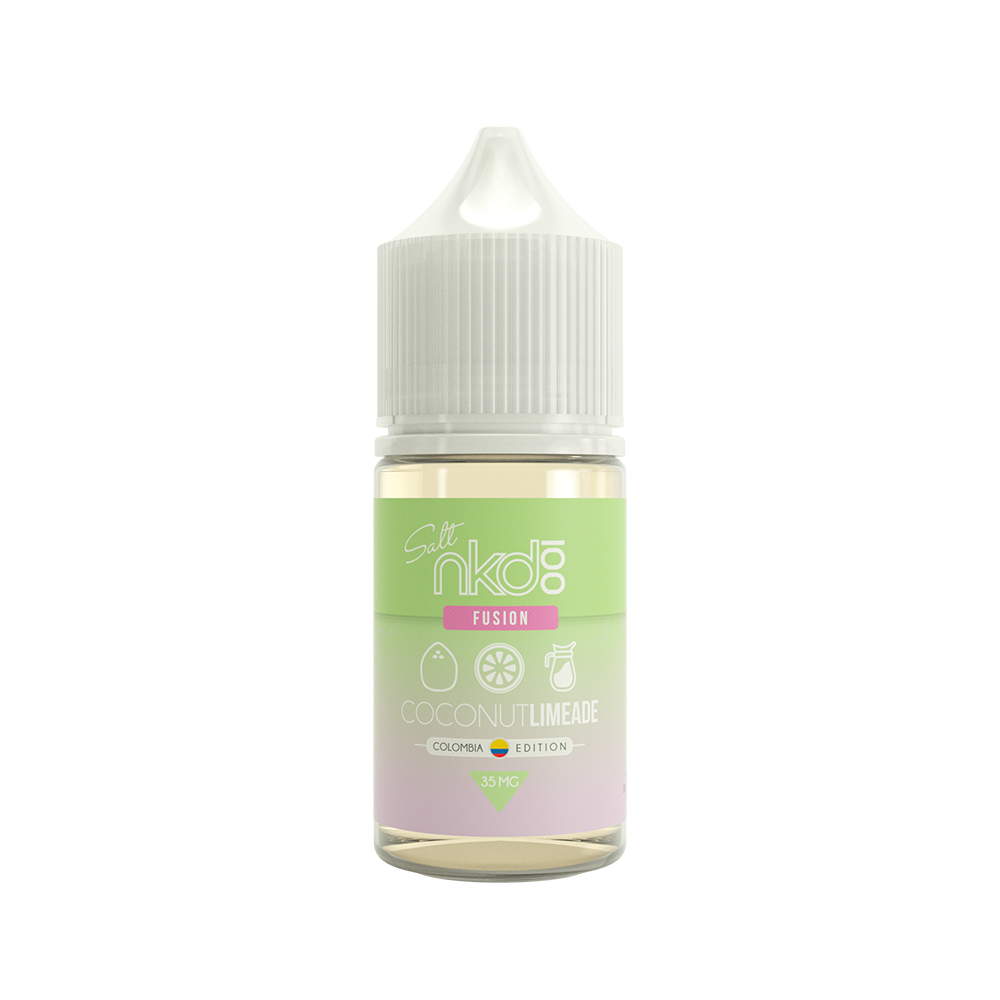 Naked 100 Salt Series E-Liquid 30mL (Salt Nic) - Columbia Edt Coconut Limeade