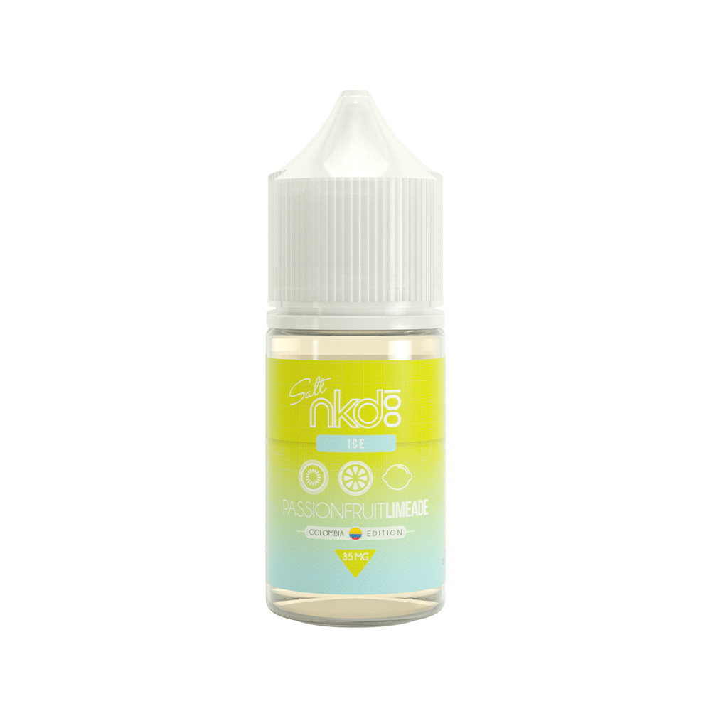 Naked 100 Salt Series E-Liquid 30mL (Salt Nic) - Columbia Edt Passionfruit Limeade