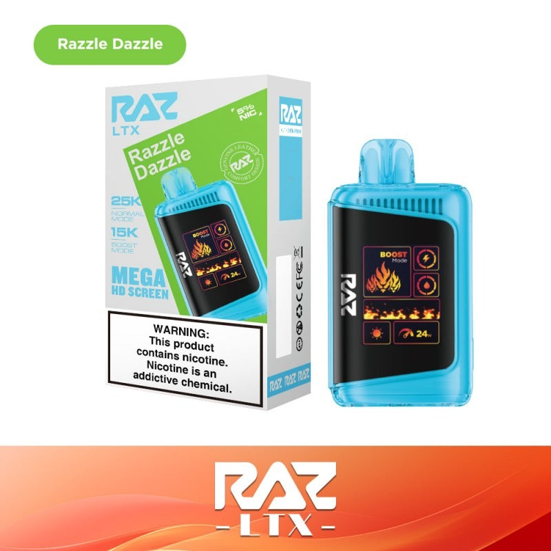 RAZ LTX 25K Disposable 16mL 50mg • MOQ 5 - Razzle Dazzle with packaging