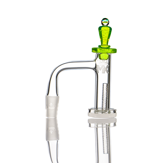 MKGlass MKQB22 XL White Bottom Glass Banger 