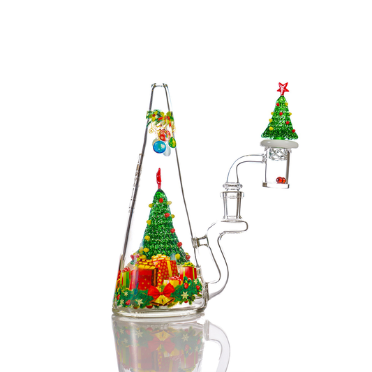 MKGlass TX95 Toxic 8" Christmas Tree Cone Rig